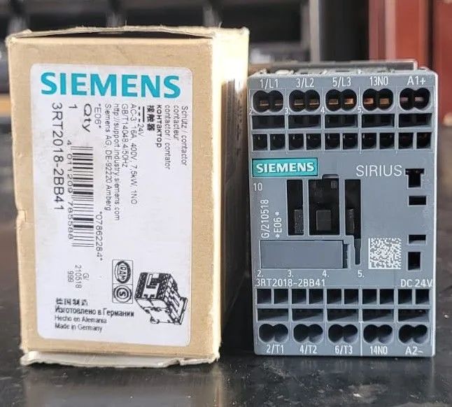 Contator Siemens Sirius 3RT2018-2BB41