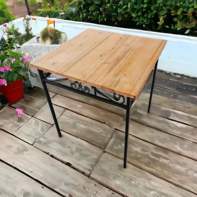 Mesa Quadrada Rococó 70cm  - Foto 4