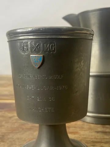 Taça Inglesa em estanho John Somers  - Foto 3