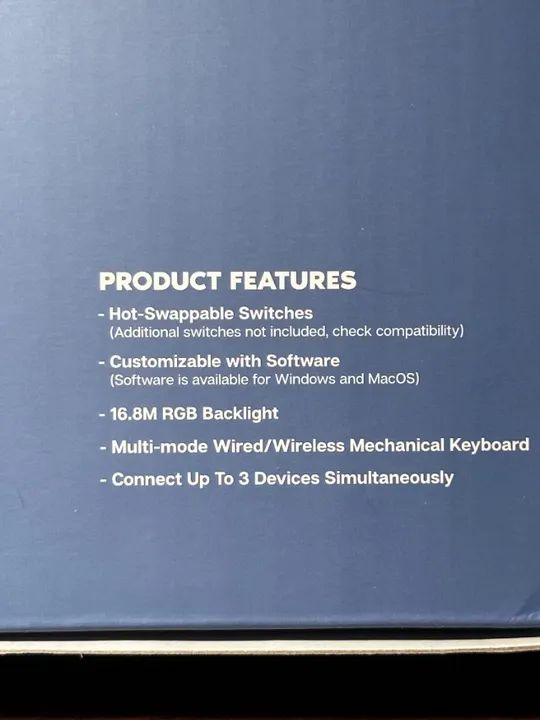 Teclado Mecânico Premium EpoMaker TH80 SE Bluetooth 75%, Retroiluminado RGB Lacrado Novo! - Foto 3