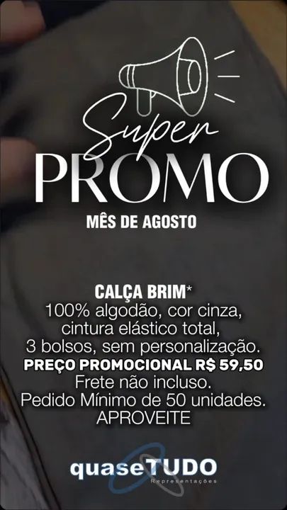 Calça Brim Para Uniformes - Foto 2