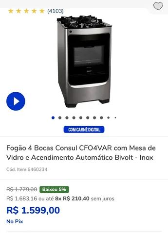 Fogão a gás 