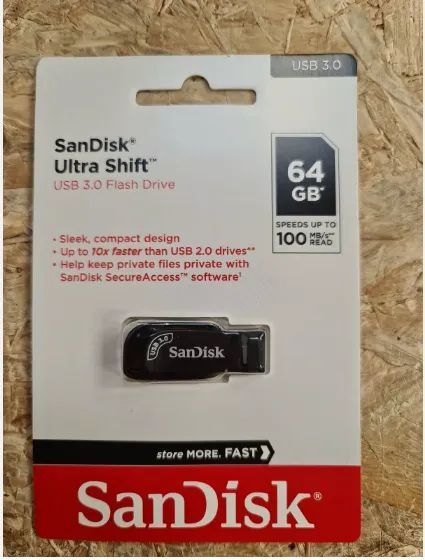 PEN DRIVE SHIFT SANDISK 32GB/64GB/128GB/256GB 3.0 - Foto 4
