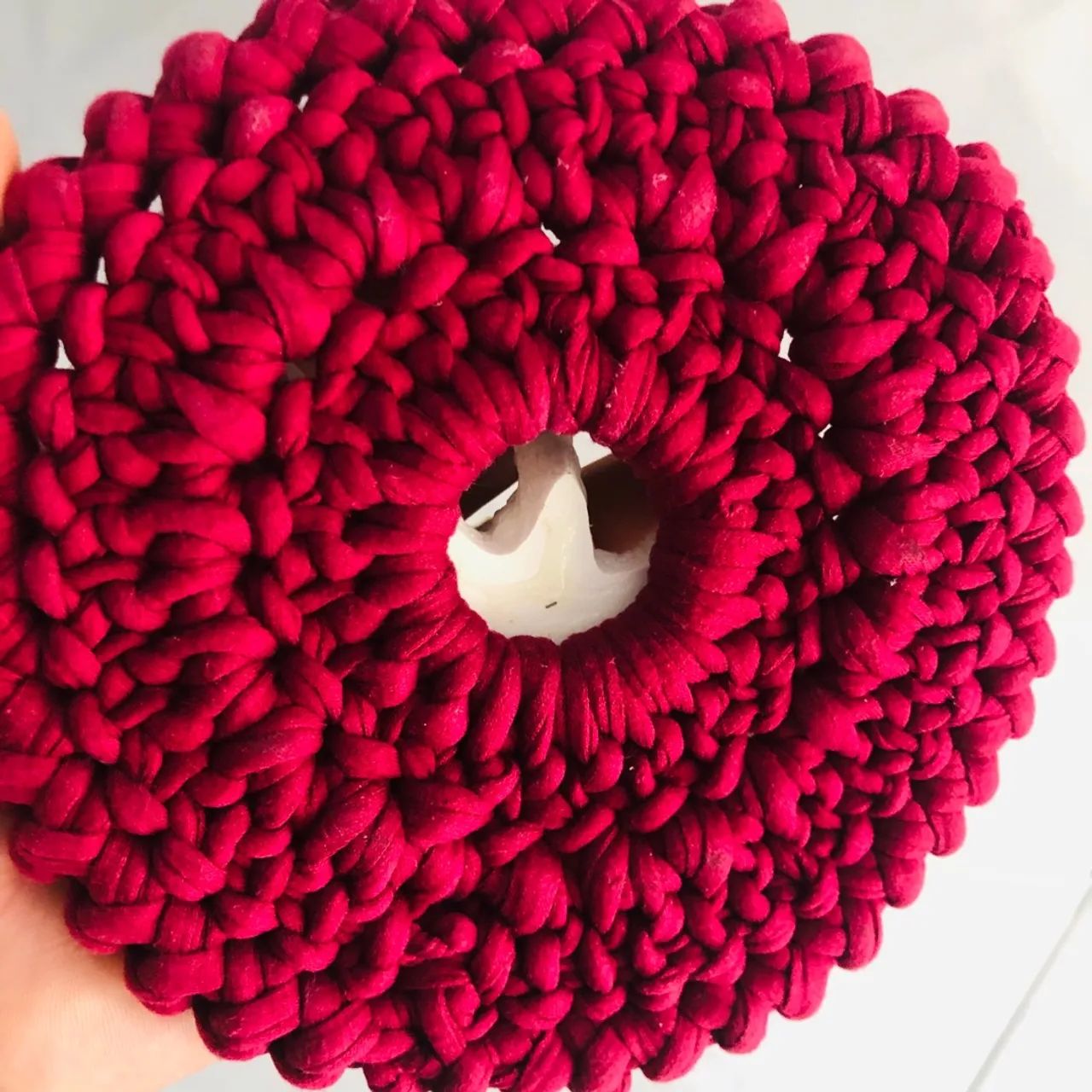 Mandala Espírito Santo em Crochê  - Foto 5