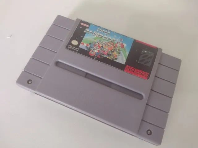 Cartucho Mario Kart Snes Original (relabel frontal) - Foto 3
