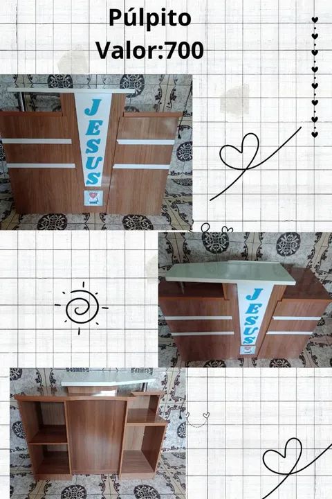 Púlpito em MDF