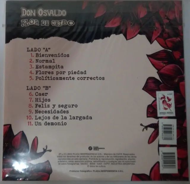 Lp Vinil Don Osvaldo Flor de ceibo Novo Lacrado - Foto 2