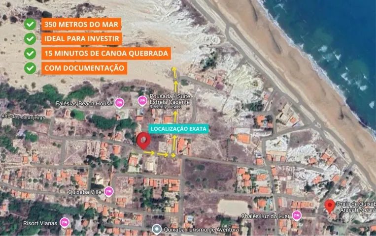 Terreno a Venda na Praia de Quixaba, Aracati - Ceará