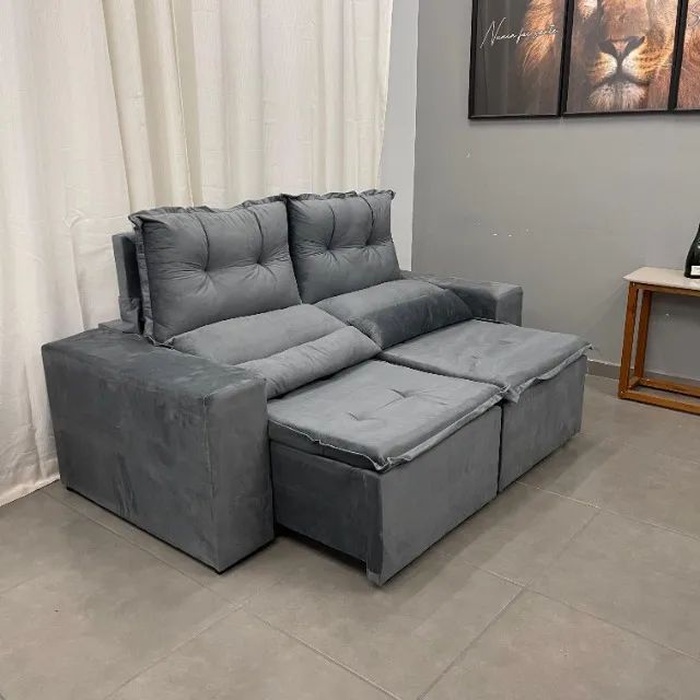 Sofá Retrátil e Reclinável Becan - Foto 3