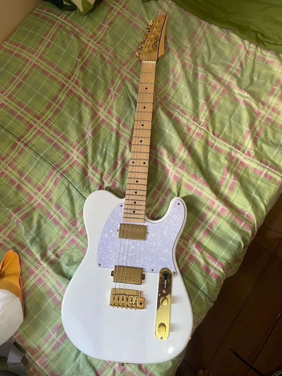 Guitarra Seizi Katana Kabuto TL - White Gold - Foto 4