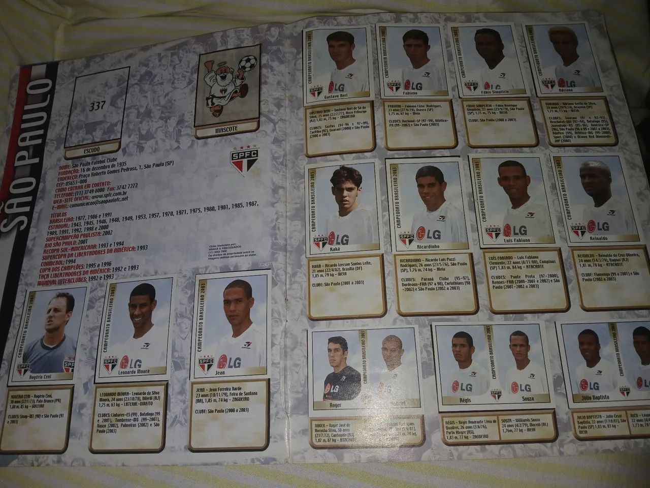 Album Campeonato Brasileiro 2003  - Foto 5