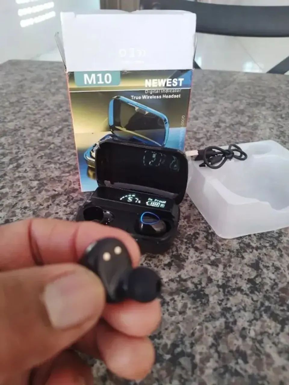 Fone de Ouvido Bluetooth com Display. Pague somente na entrega! ?Digital - Foto 4