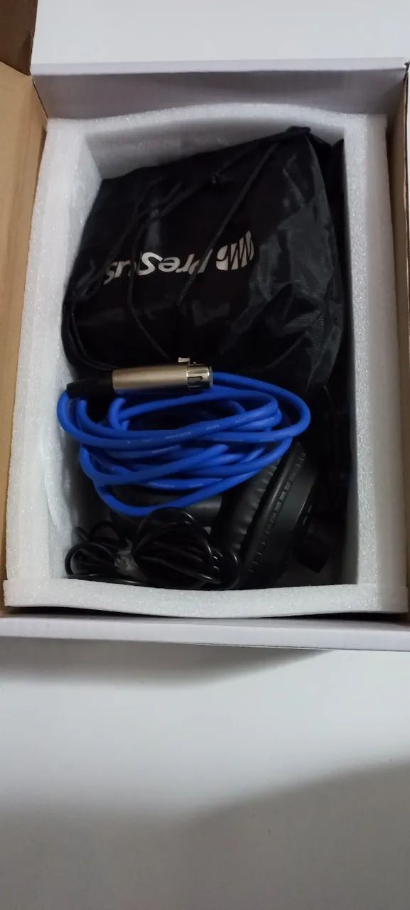 Kit Estúdio Presonus Microfone + Fone + Interface 96k - Foto 6