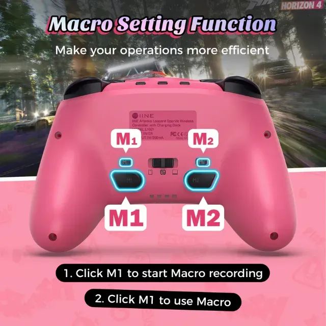 Controle IINE Eris Graffiti - Estilo Exclusivo, Alta Performance p/ N Switch, PC e Android - Foto 5