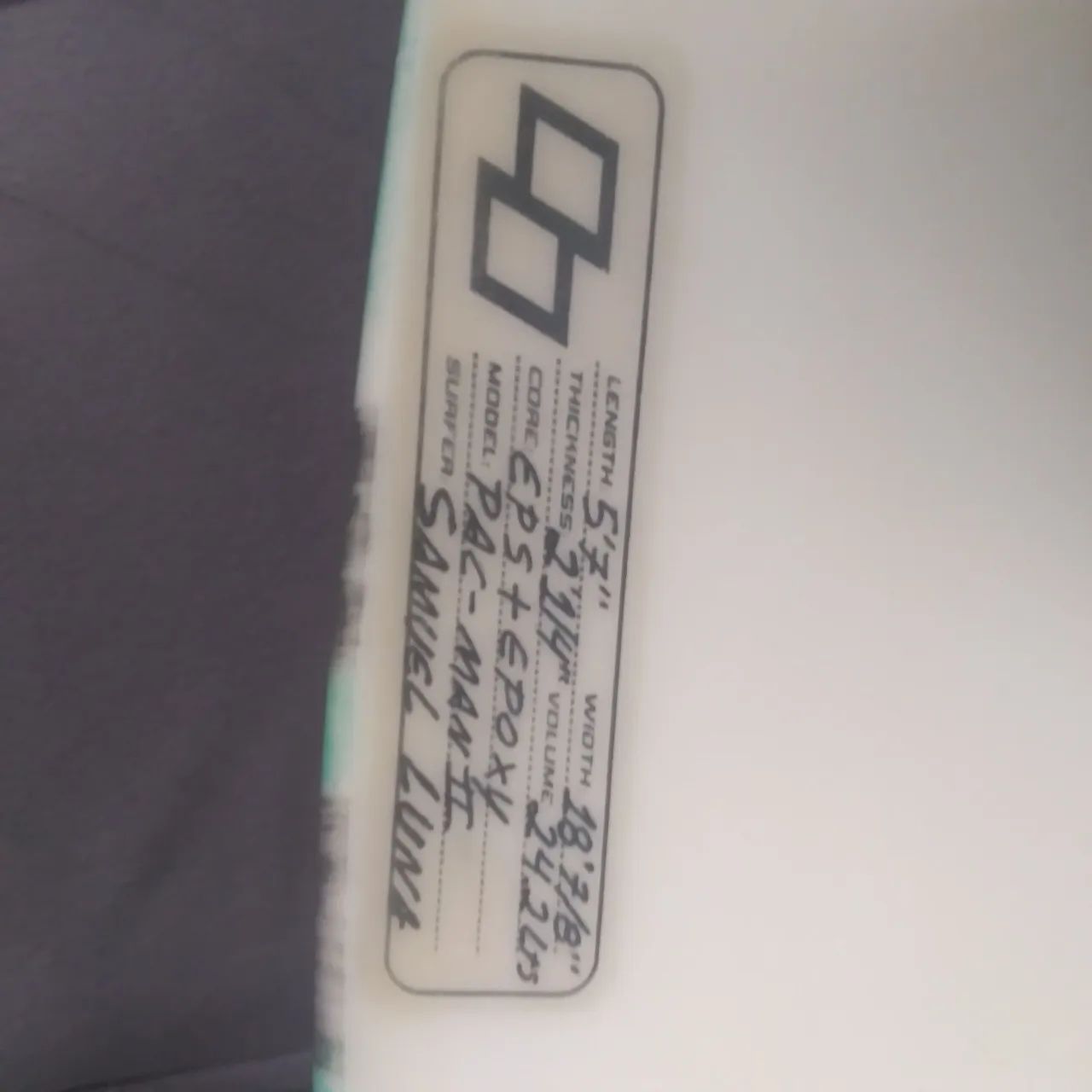 prancha de surf WM 5.7 24.5L - Foto 2