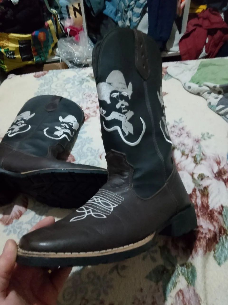 Bota texana Ti ão carreiro - Foto 2