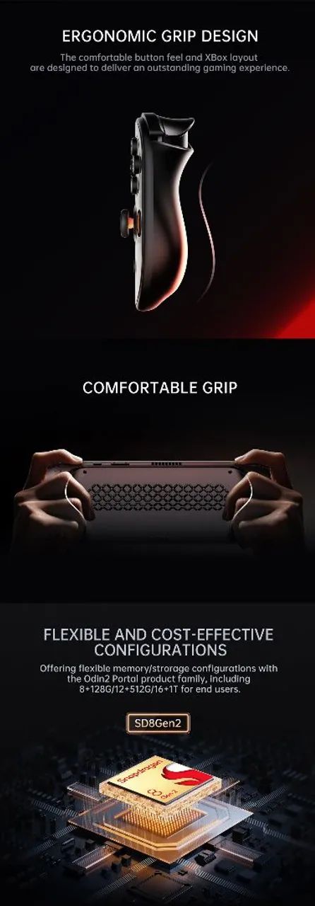 Ayn odin 2 portal pro 12gb 512gb Novo Lacrado - Consoles de Vídeo