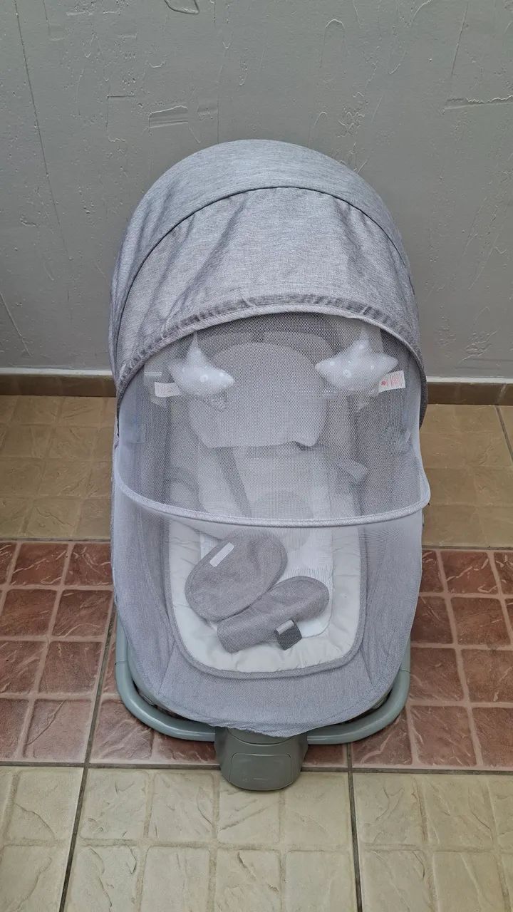 Cadeira Techno Deluxe 4 Em 1 Cinza claro mastela