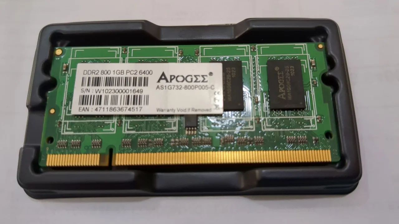 Memória notebook DDR2(800mhz)  1GB  - Foto 2