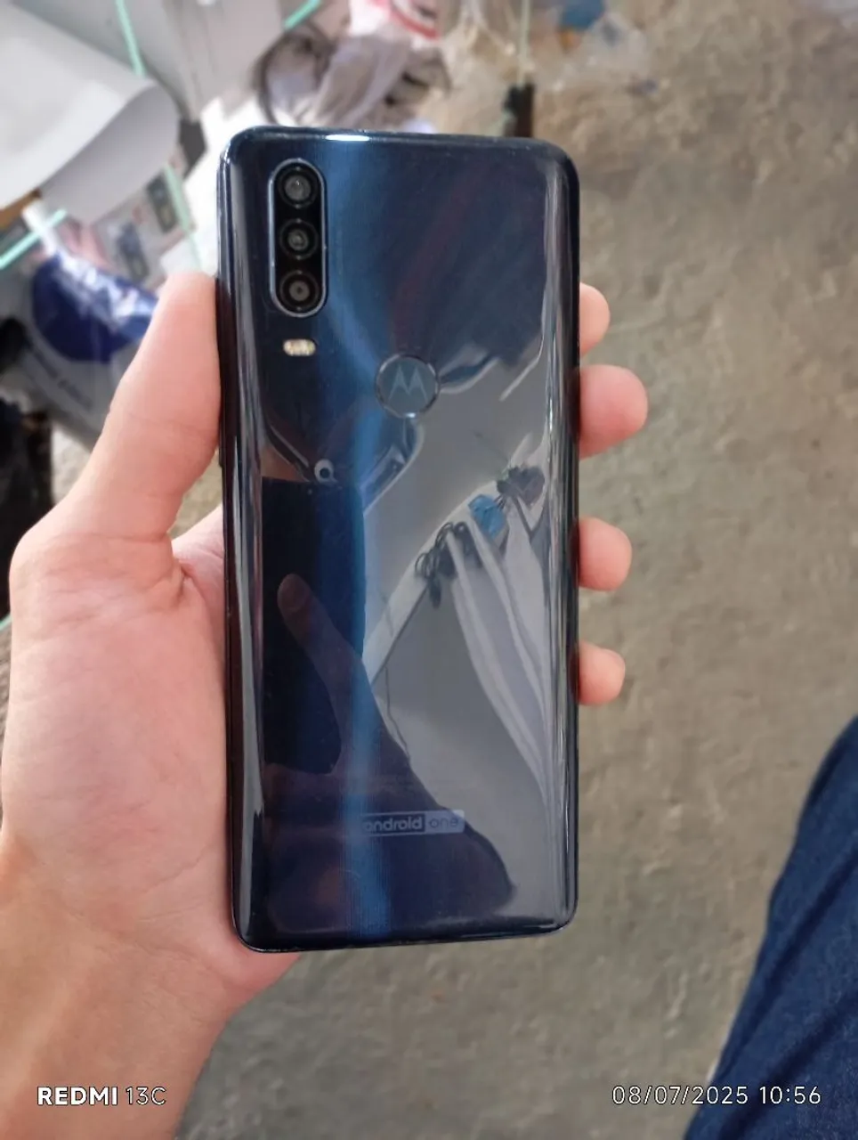 ? Moto One Action 128GB ? FUNCIONANO ! Só R$350! ?