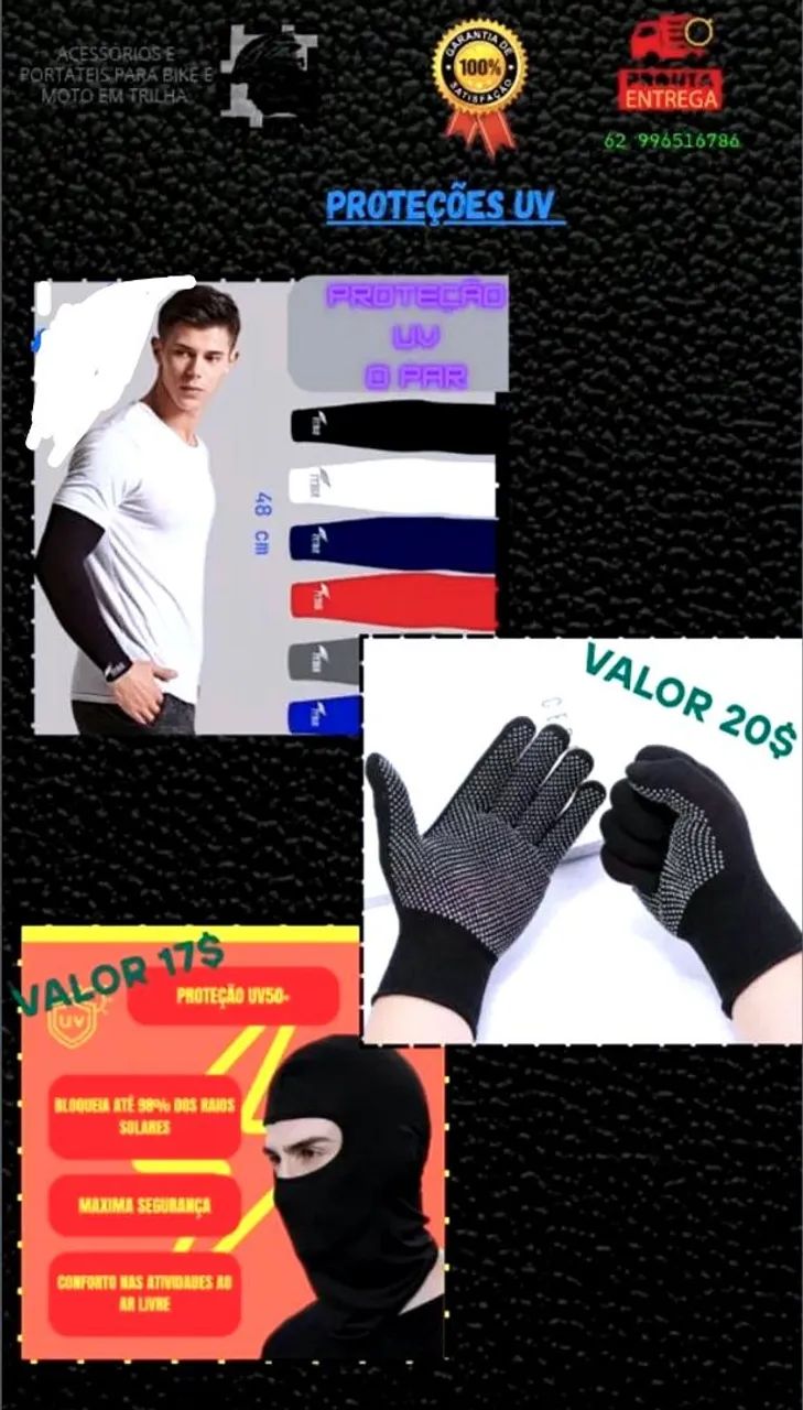 proteção UV (diversos)