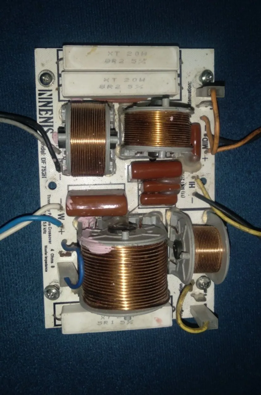 Placa Crossover 3 vias 4 Ohms Ninens DF753H
