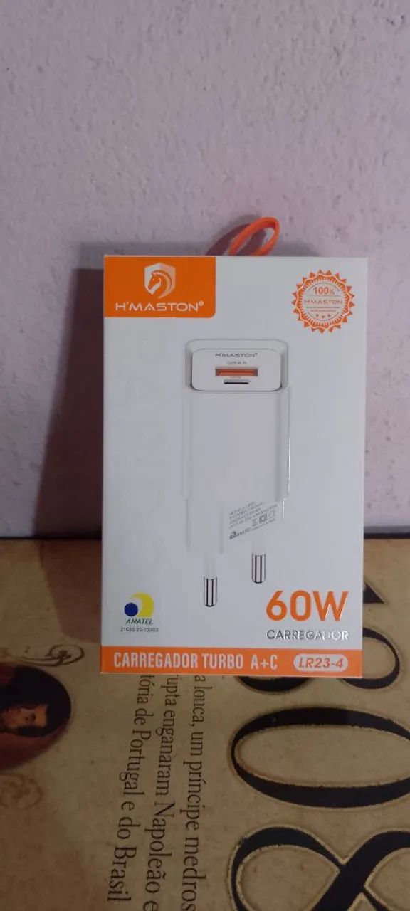 Fonte Turbo 60W Duo - Carregamento Rápido e Seguro - Foto 4
