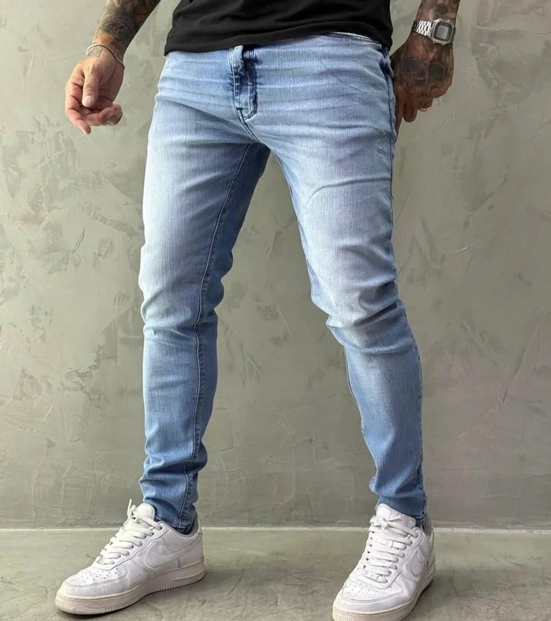 Calças Jeans Skinny e Sarja 