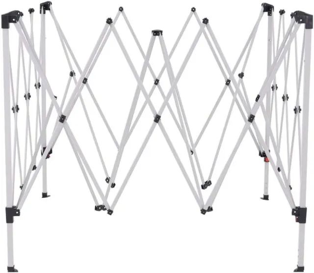 Tenda Gazebo Dobrável 3x3 Sanfonada Articulada AZUL da Belfix - Foto 4