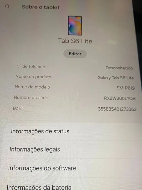 Tablet Samsung Galaxy Tab S6 Lite 128gb 4gb Ram 10.4' 4g Cor Cinza - Foto 6