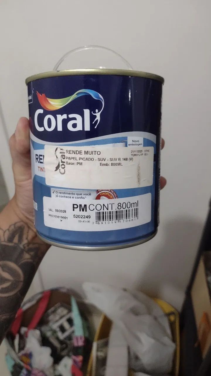 Tinta Coral papel picado 800ml  - Foto 2