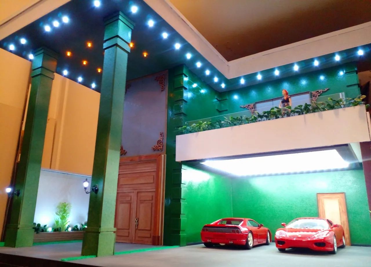 Diorama/Maquete - Casa Mansão 1/18 - Foto 4