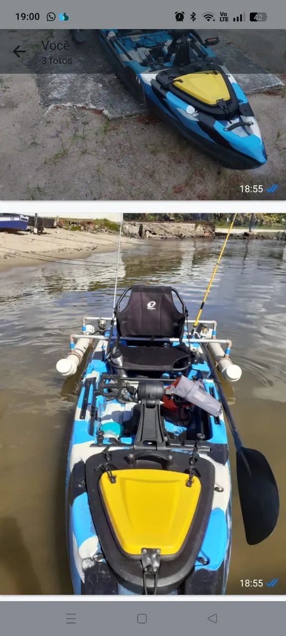 Caiaque semi novo  - Foto 2