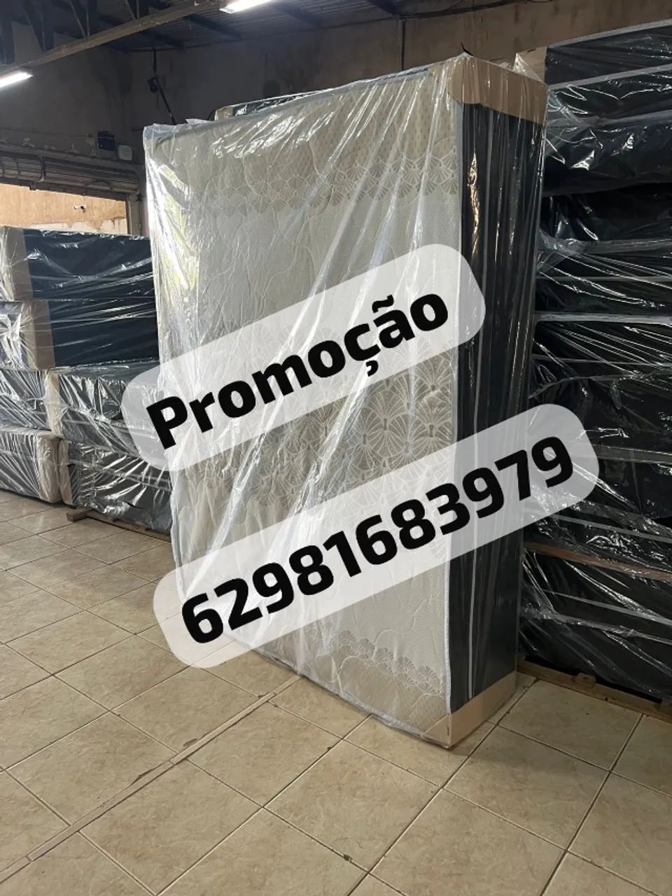 Cama box casal novo