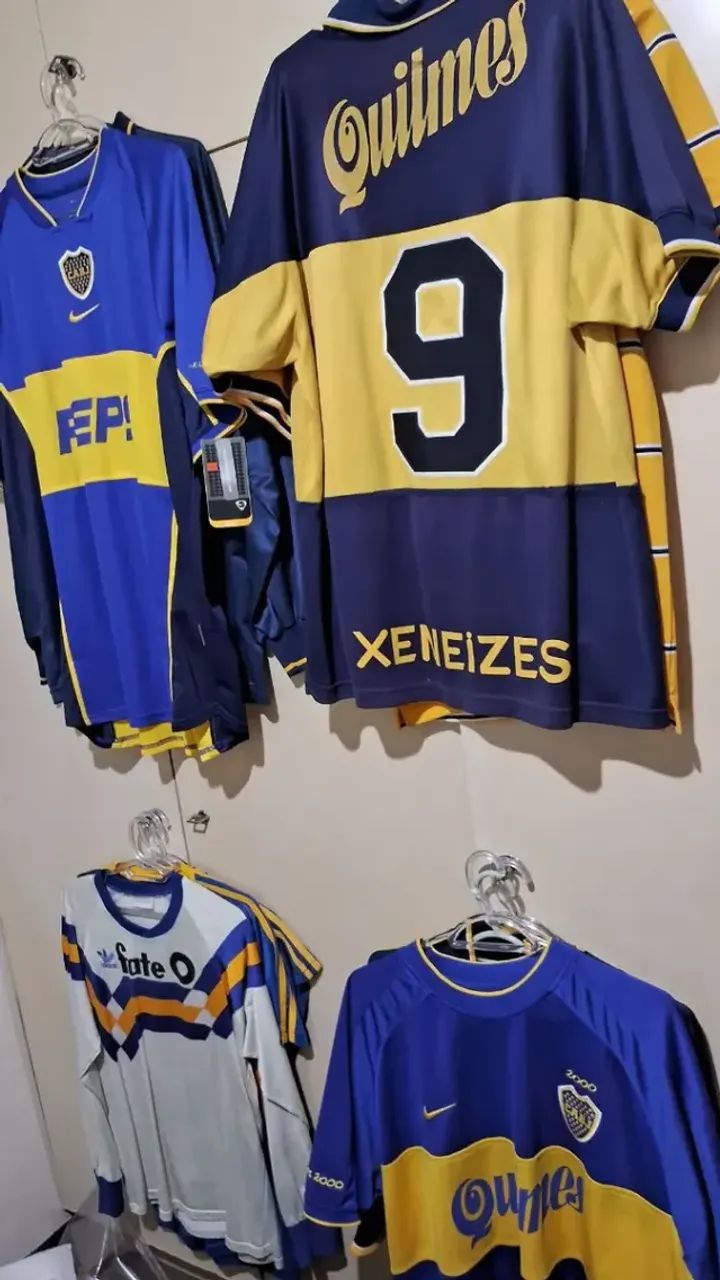 Camisa Boca Juniors 2007 Versão Torcedor Etiqueta Xxl 2gg Azul-marinho Riquelme Maradona - Foto 3