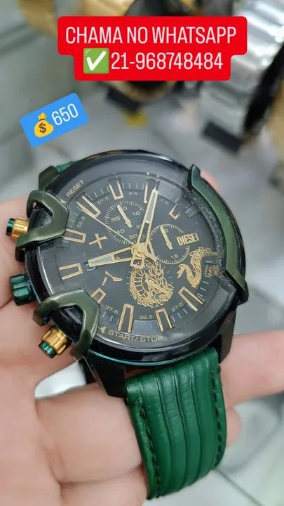 Relógio DIESEL Dragon Star Multifuncional Disponível 