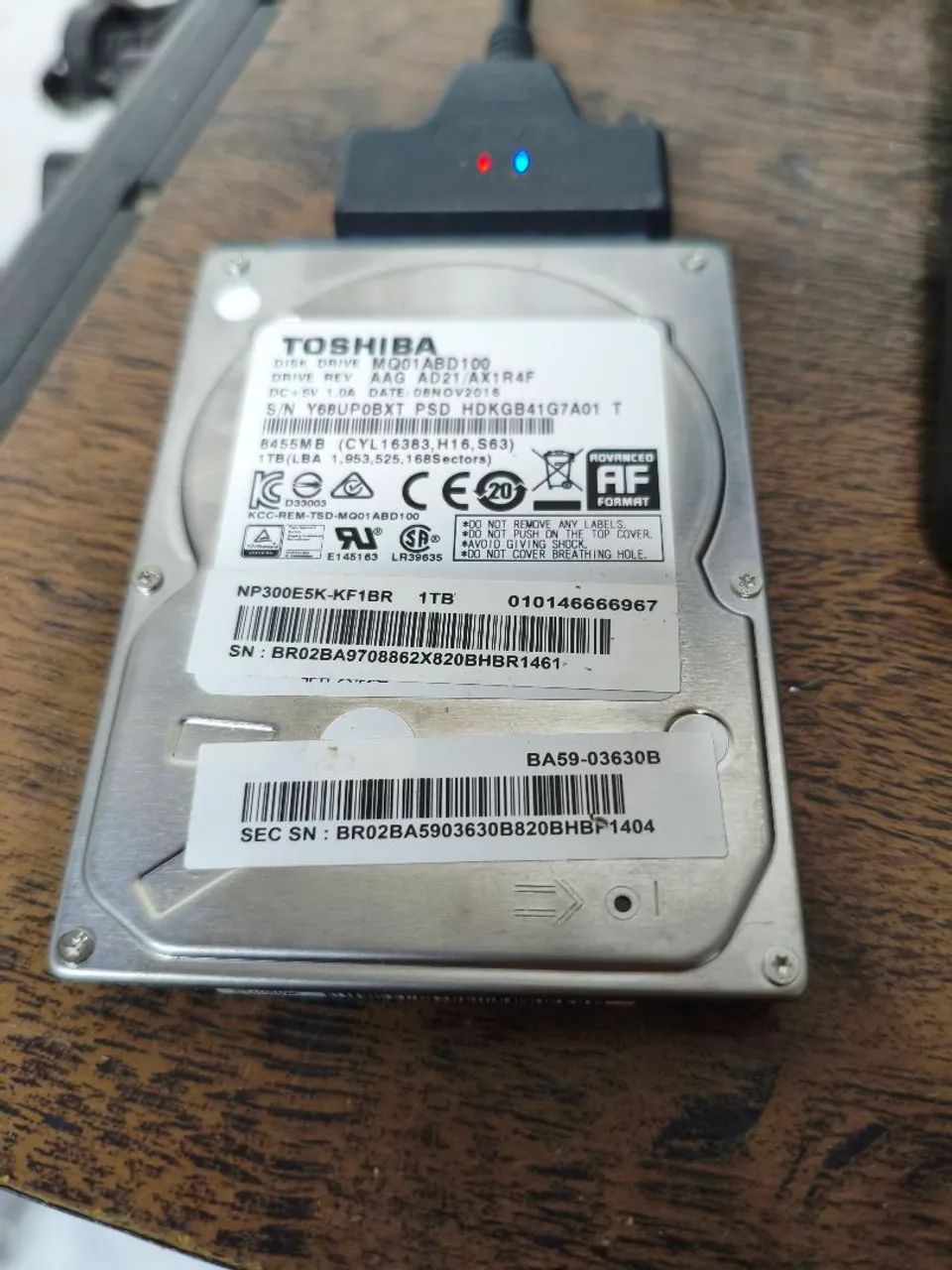 HD 1tb de Notebook