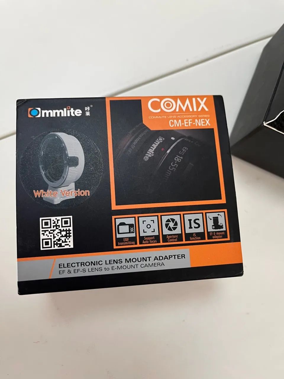 Adaptador de Lente para Câmera - Ommlite CM-EF-NEX - Foto 3