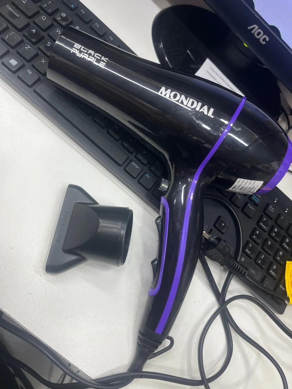 Secador de Cabelo Mondial Black Purple