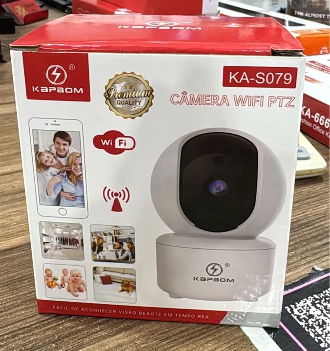 Câmera Wi-Fi PTZ KA-S079 - Alta Qualidade