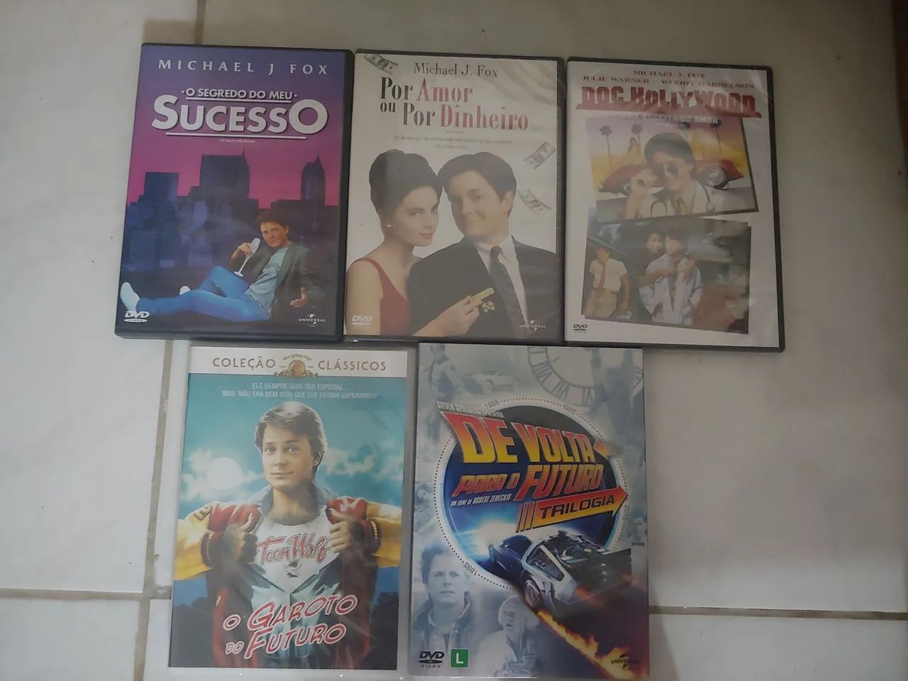 Coleção de Filmes Michael J. Fox - DVD - 7 Filmes