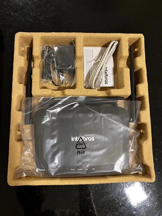 Roteador Intelbras Wi-Fi 5 Dual Band AC GF 1200 - nunca foi usado - Foto 2