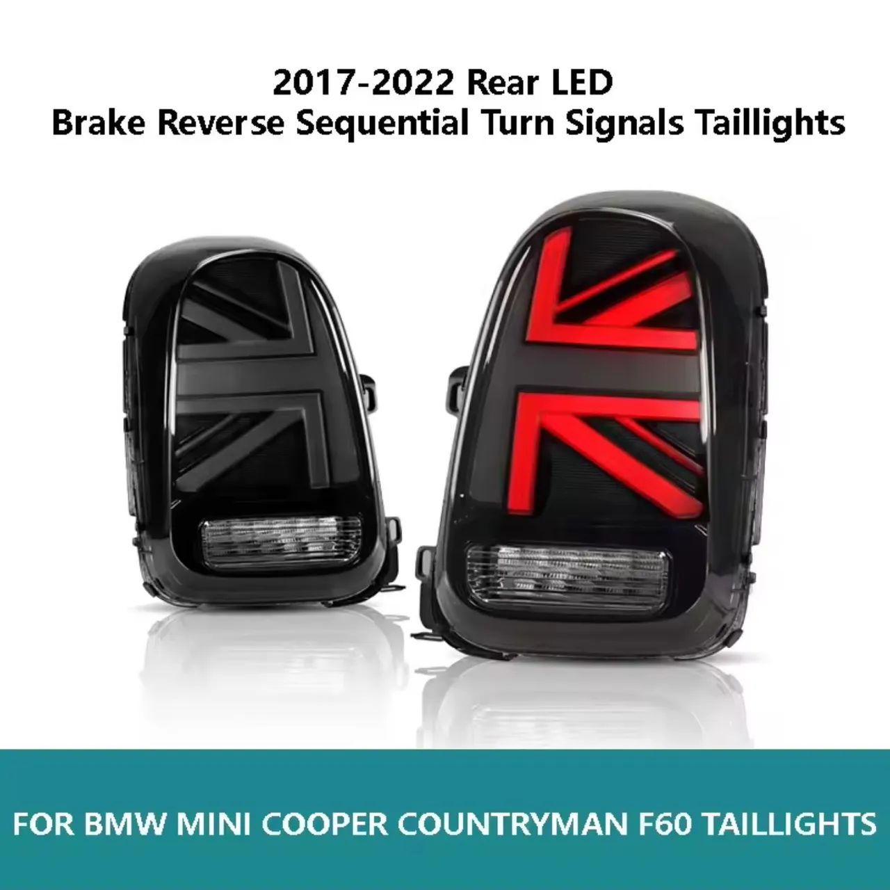Lanternas traseiras Union Jack em Led para Mini Countryman f60  - Foto 4