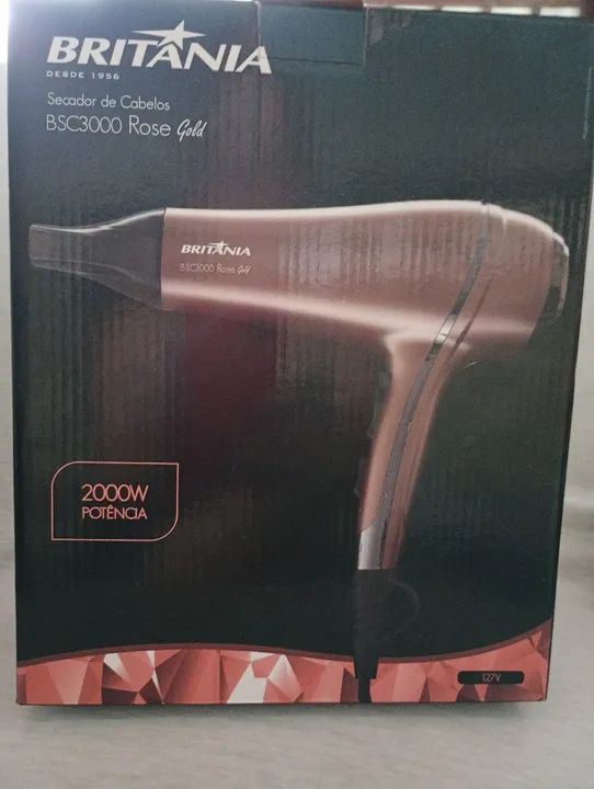 Secador de Cabelo Rosa Britânia- Novo - Foto 4