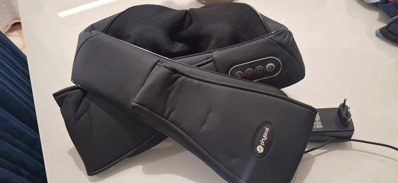 COLETE MASSAGEADOR PHYSICAL - SEMINOVO, NA CAIXA, EM EXCELENTE ESTADO