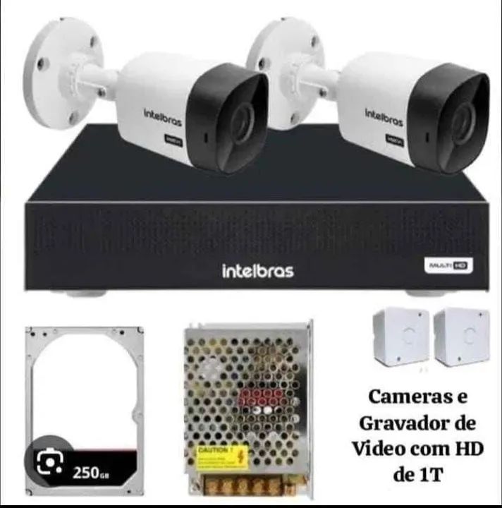Kit de Completo de Câmeras de Segurança Intelbras - Novo - Foto 5