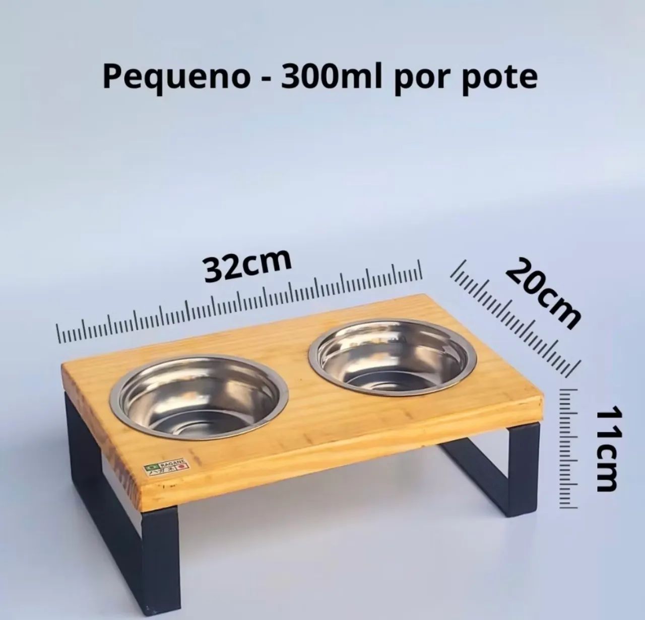 Comedouro Pet Elevado Duplo - Foto 2