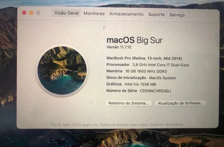 MacBook Pro Retina 13(Mid 2014) - Intel Core i7