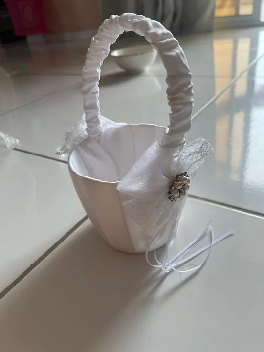 Cesto para levar pétalas  - Foto 2