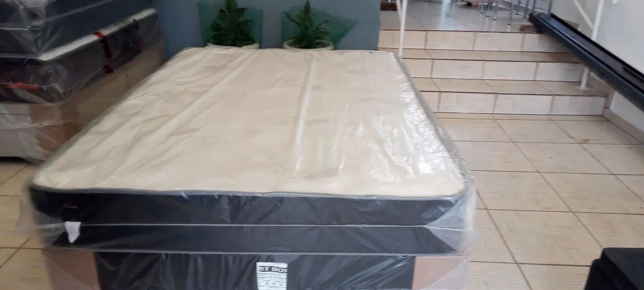 Conjunto de cama Box peça novas 188 x 138 casal  - Foto 5